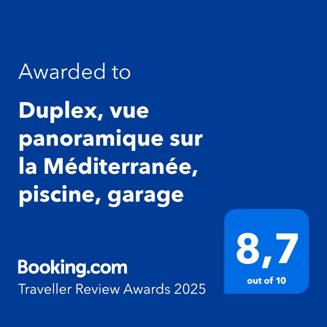 Duplex, Vue Panoramique Sur La Mediterranee, Piscine, Garage Saint-Raphaël Exterior foto